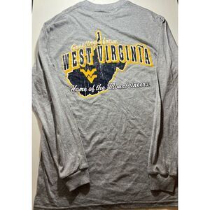 West Virginia University Mountaineers Men’s Medium New Shirt WV Long Sleeve